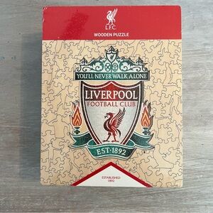 Brand NEW Sealed Liverpool "You Never Walk Alone" Wooden Puzzle Size L 500 Pcs
